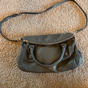 Grey Kate Spade Crossbody Bag